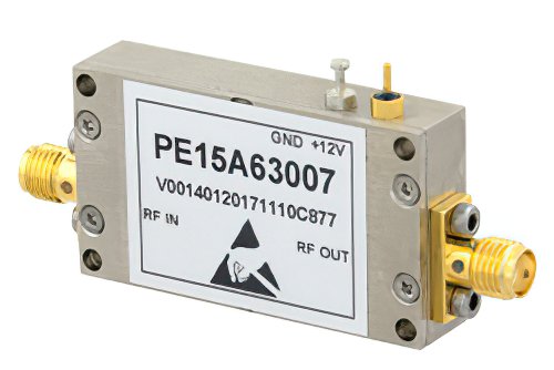 低噪声放大器，NF 0.85 dB，P1dB 12 dBm，2 GHz ~ 2.6 GHz，增益 30 dB，SMA