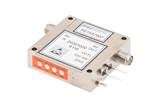 40 dB可变增益放大器，P1dB 13 dBm，18 GHz~26.5 GHz，增益控制 20 dB，噪声系数6.5 dB，SMA