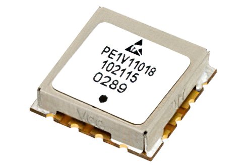 0.5英寸商用表面贴装(SMT)压控振荡器(VCO)，1.2 GHz至1.8 GHz，相位噪声-89 dBc/Hz