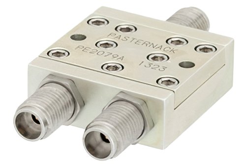 2 路 2.4mm 功率分配器，10 GHz ~ 50 GHz，额定功率为 10 瓦