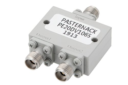 2 路 2.92mm 功率分配器，26.5 GHz ~ 40 GHz，额定功率为 20 瓦