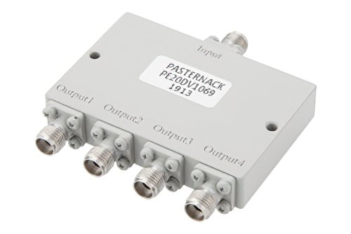 4 路 2.92mm 功率分配器，18 GHz ~ 40 GHz，额定功率为 20 瓦