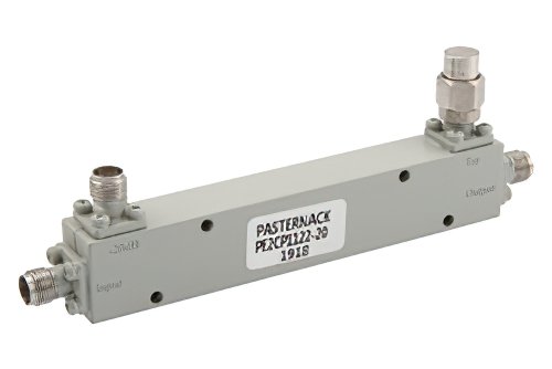 20 dB 2.92mm 定向耦合器，1 GHz ~ 40 GHz ，额定功率为 30 瓦