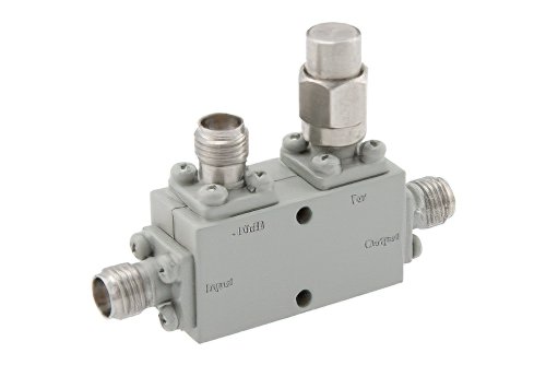 10 dB 2.92mm 定向耦合器，6 GHz ~ 26.5 GHz ，额定功率为 30 瓦