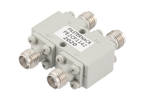 90度SMA混合耦合器，6 GHz~18 GHz，额定功率30瓦
