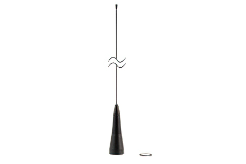 独立接地聚弹簧车载天线，2 dBi，132至174 MHz，NMO底座连接器