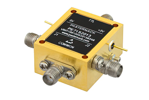 2.92mm SPDT PIN二极管开关，工作频率为70 MHz至40 GHz，高达+27 dBm