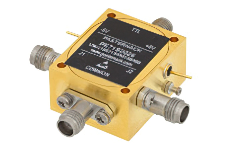 1.85mm SPDT PIN二极管开关，工作频率为100 MHz至67 GHz，高达+27 dBm