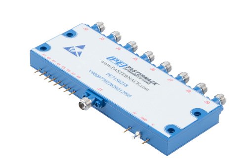 SP8T PIN二极管开关，工作频率为500 MHz至40 GHz，高达+20 dBm，现场可更换，2.92mm