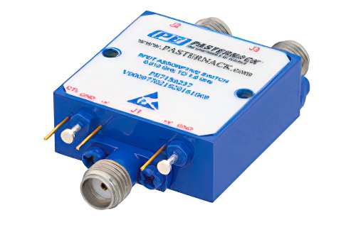 SPDT PIN二极管开关，工作频率为10 MHz至1,000 MHz，高达+20 dBm，SMA