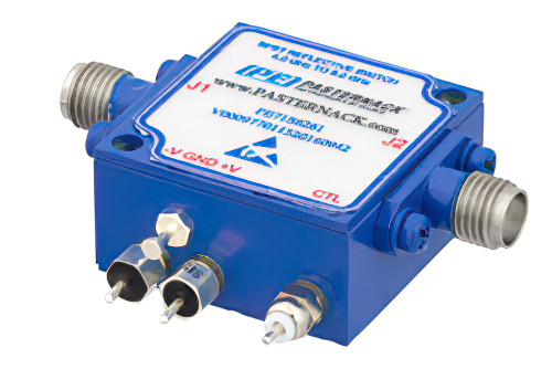 单刀单掷PIN 二极管开关，工作频率4 GHz至8 GHz，高达+20 dBm，现场可更换，SMA