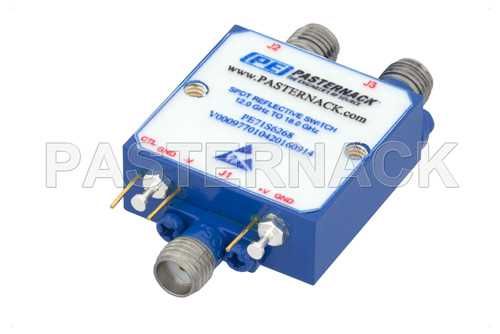 SPDT PIN二极管开关，工作频率为12 GHz至18 GHz，高达+20 dBm，SMA