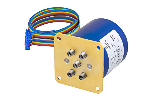低插入损耗可重复继电器闩锁开关，单刀四掷，0.05 dB，端接，直流至40 GHz，5W，24V，指示器，自切断，2.92mm