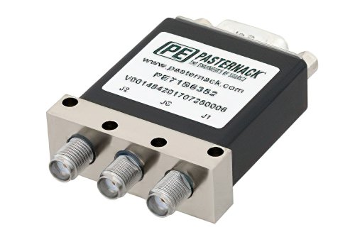 单刀双掷机电继电器闩锁开关，DC~18 GHz，高达 90W，12V，SMA