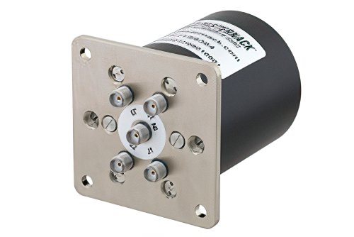 单刀四掷机电继电器闩锁开关，端接，DC~18 GHz，高达 90W，12V，SMA