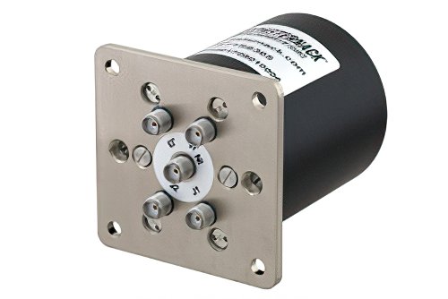 单刀四掷机电继电器闩锁开关，端接，DC~18 GHz，高达 90W，28V，SMA