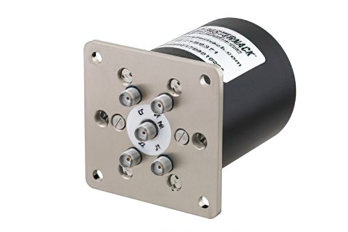 单刀四掷机电继电器常开开关，端接，DC~26.5 GHz，高达 90W，28V，SMA