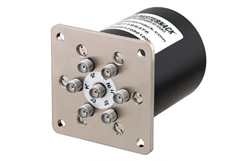 单刀六掷机电继电器闩锁开关，端接，DC~18 GHz，高达 90W，12V，SMA