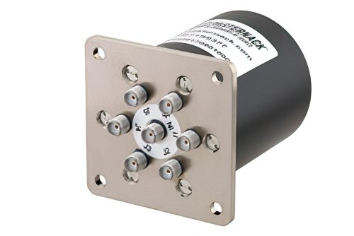 单刀六掷机电继电器闩锁开关，端接，DC~18 GHz，高达 90W，28V，SMA