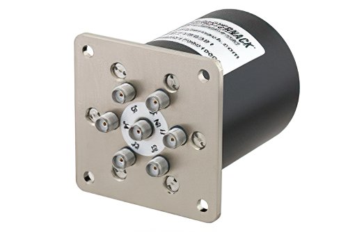 单刀六掷机电继电器常开开关，端接，DC~18 GHz，高达 90W，28V，SMA