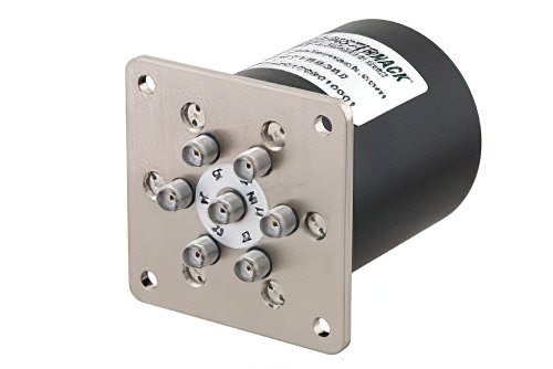 单刀六掷机电继电器常开开关，端接，DC~26.5 GHz，高达 90W，12V，SMA