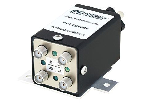 转换机电继电器故障保护开关，DC~18 GHz，高达 90W，24V，SMA