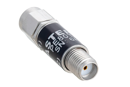 隧道二极管检波器，SMA，脉冲上升时间5 nsec，负视频输出，最大输入功率+17 dBm，100 MHz~4 GHz
