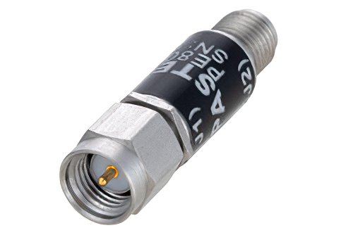 隧道二极管检波器，SMA，脉冲上升时间5 nsec，正视频输出，最大输入功率+17 dBm，2 GHz~18 GHz