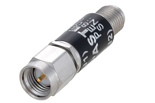 隧道二极管检波器，SMA，脉冲上升时间5 nsec，负视频输出，最大输入功率+17 dBm，6 GHz~18 GHz