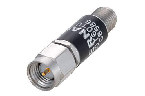 隧道二极管检波器，SMA，脉冲上升时间5 nsec，负视频输出，最大输入功率+17 dBm，500 MHz~1 GHz