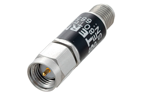 隧道二极管检波器，SMA，脉冲上升时间5 nsec，正视频输出，最大输入功率+17 dBm，2 GHz~4 GHz