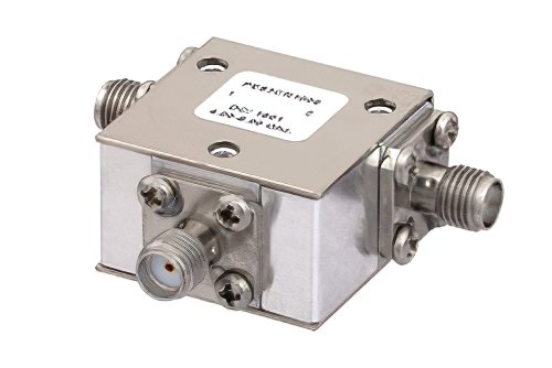 高功率环行器，隔离度18 dB，4 GHz至8 GHz，50瓦，SMA母头