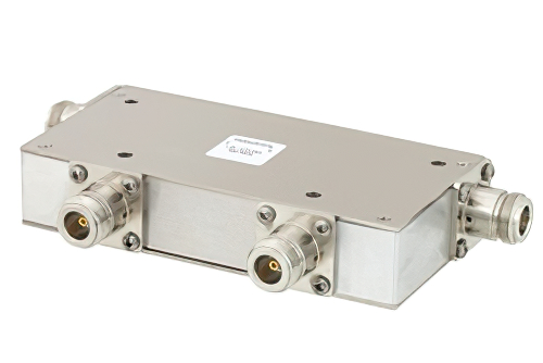 双节环行器，隔离度40 dB，1.7 GHz至2.2 GHz，10瓦，N型母头