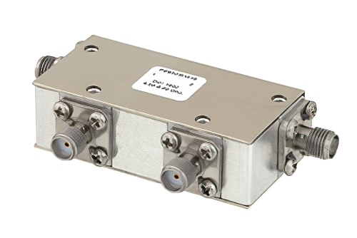 双节环行器，隔离度36 dB，4 GHz至8 GHz，10瓦，SMA母头