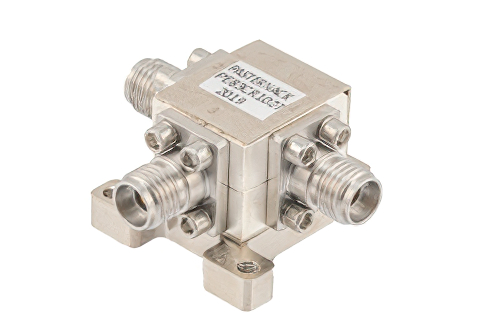 环行器，隔离度12 dB，18 GHz至26.5 GHz，10瓦，2.92mm母头