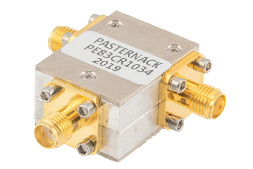 高功率环行器，隔离度17 dB，4 GHz至8 GHz，80瓦，SMA母头