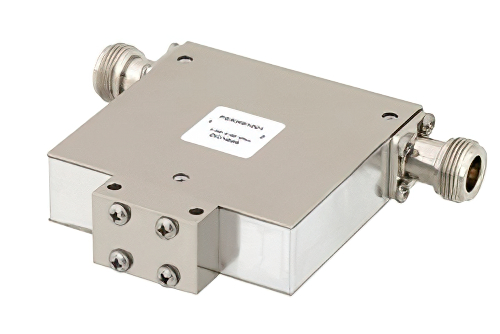 高功率隔离器，隔离度18 dB，1 GHz至2 GHz，50瓦，SMA母头