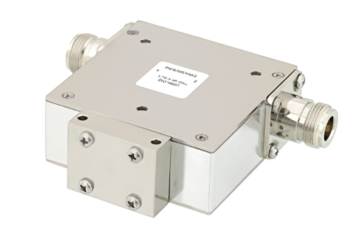 高功率隔离器，隔离度20 dB，1.7 GHz至2.2 GHz，50瓦，N型母头
