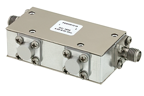 双节隔离器，隔离度36 dB，4 GHz至8 GHz，10瓦，N型母头