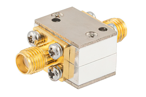 隔离器，隔离度20 dB，12 GHz至18 GHz，10瓦，SMA母头