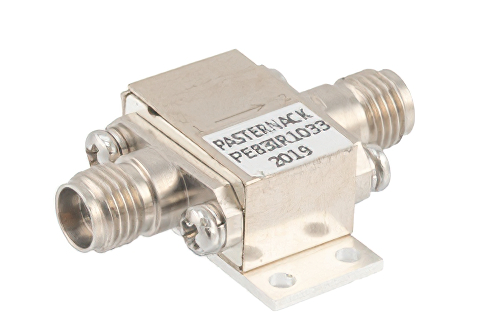 隔离器，隔离度14 dB，18 GHz至26.5 GHz，10瓦，2.92mm母头