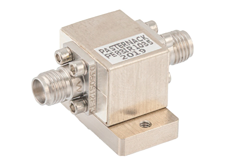 隔离器，隔离度13 dB，22 GHz至33 GHz，10瓦，2.92mm母头