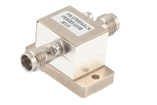 隔离器，隔离度14 dB，35 GHz至42.5 GHz，10瓦，2.4mm母头