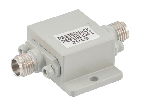 隔离器，隔离度14 dB，18 GHz至26.5GHz，密封，10瓦，2.92mm母头