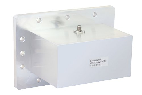 WR-430波导同轴转接头，CMR-430法兰转SMA母头，工作频率为1.7 GHz至2.6 GHz，L-S频段