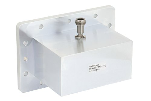WR-430波导同轴转接头，CPR-430G槽面法兰转N型母头，工作频率为1.7 GHz至2.6 GHz，L-S频段