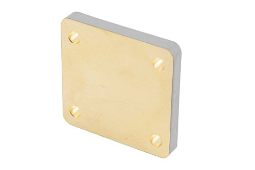 WR-75 波导短路板，UG-Cover 方盖法兰，5mm，铜