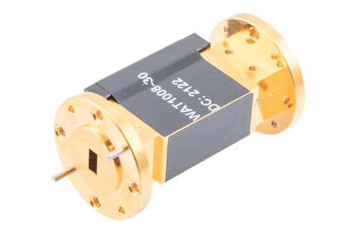 WR-22 波导固定衰减器，30 dB，UG-383/U盖法兰，4W