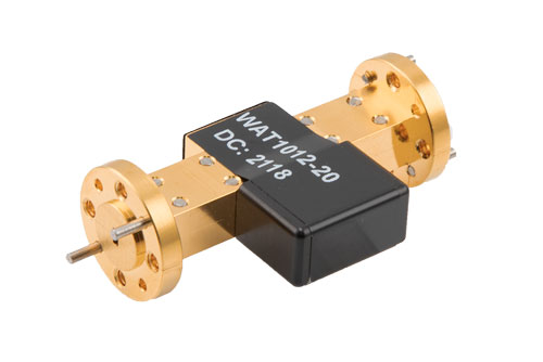 WR-10 波导固定衰减器，20 dB，UG-387/U-Mod盖法兰，1W
