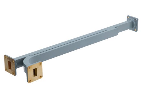 WR-62 一字宽边式波导定向耦合器,10 dB，UG-419/U方盖法兰，E平面耦合端口，12.4 GHz~18 GHz